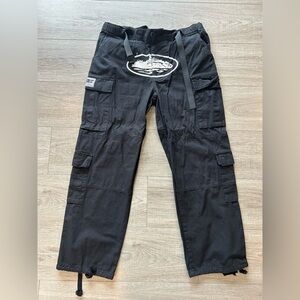 Black Cargo Pants (size:XL)
